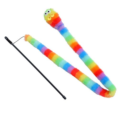 Cat Dangler Wand Rainbow