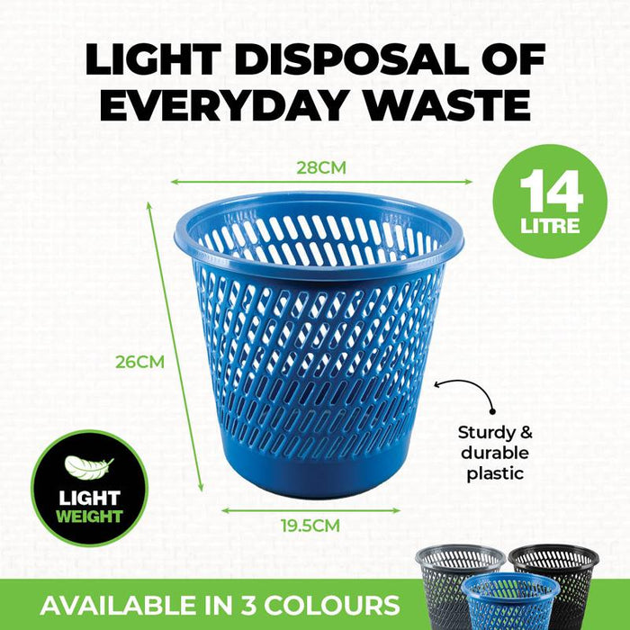 Waste Bin Plastic 14L