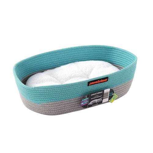 Cat Bed Cotton Woven Basket