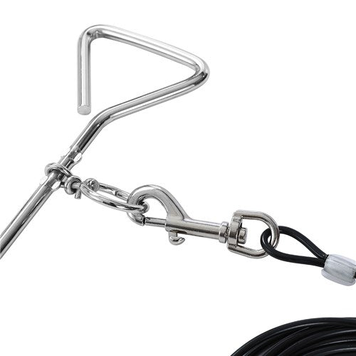 Stainless Steel Stake And Tie Out Cable 4m