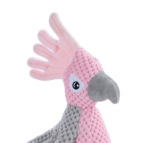 Pet Toy Cockatoo Rope Leg Pink