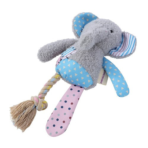Patchy Pals Plush Elephant with Rope