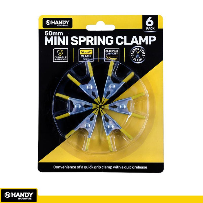 Mini Spring Clamps 6pk