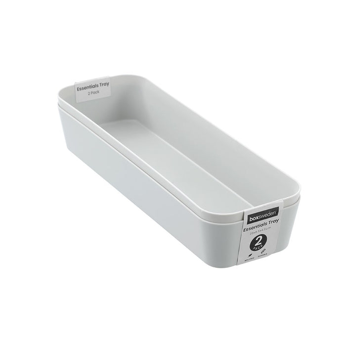 Essentials Sort Tray 2pk 26x8.5x4.5cm