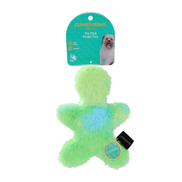 Pet Plush Tie Dye Man Bone