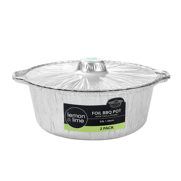 Foil BBQ Pot 5.5L 2pk