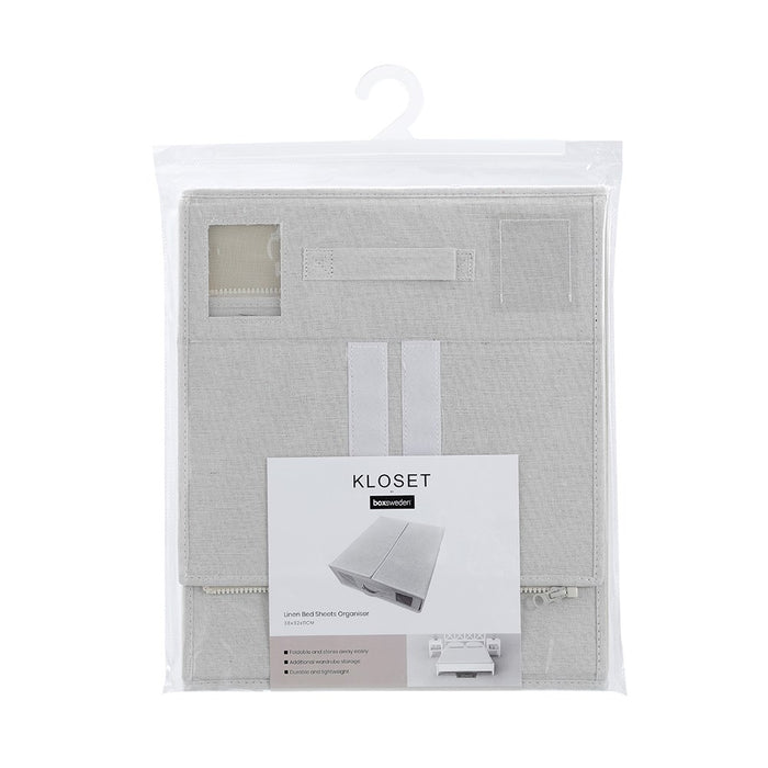 Linen Bed Sheet Storage Organiser