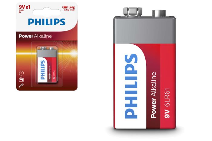 Philips Battery Alkaline 9V