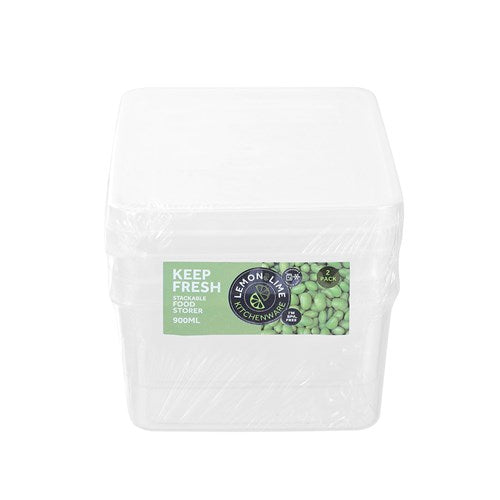 Food Storage Container 900ml 2pk