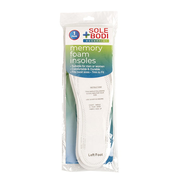Foot Insole Memory Foam 1 Pair