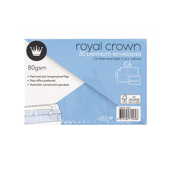C6 Envelope 50pk