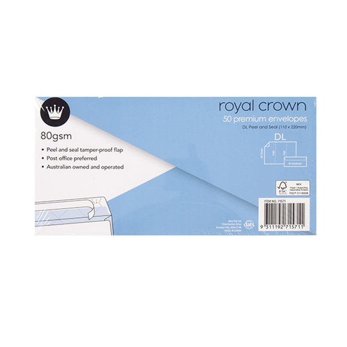 Envelopes DL 50pk
