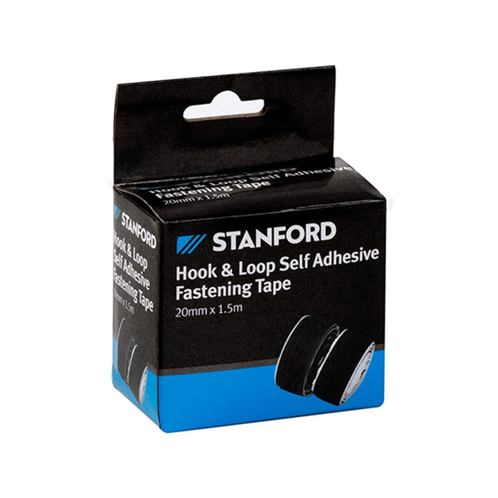 Velcro Black 20mm 1.5m