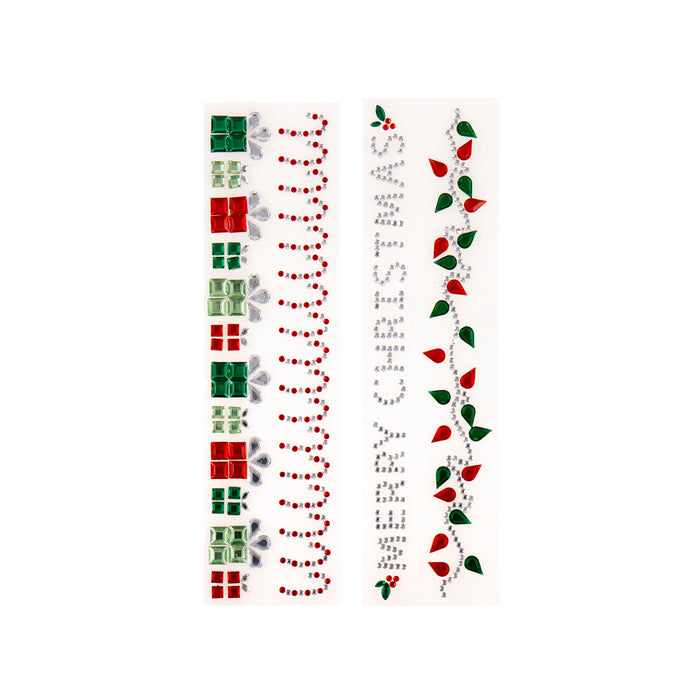 Christmas Stickers Gemstone