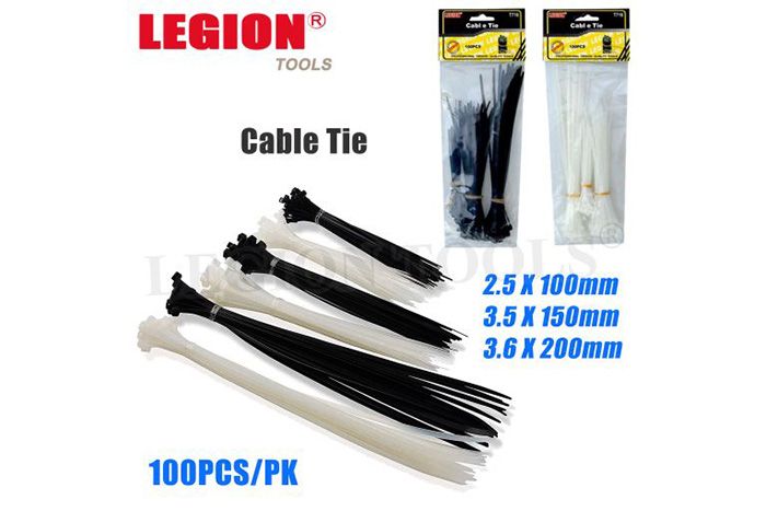 Cable Tie Assorted 100pk