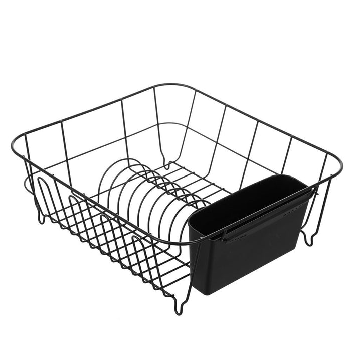 Wire Dish Drainer with Cutlery Holder