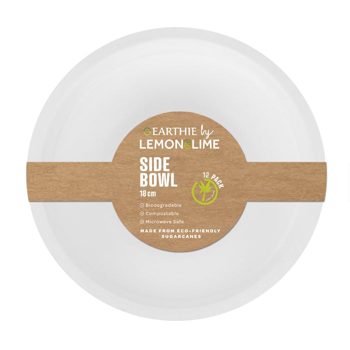 Disposable Sugarcane Side Bowl 12pk