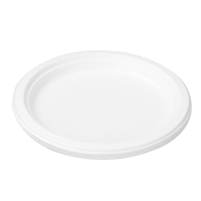 Disposable Sugarcane Dinner Plate 12pk