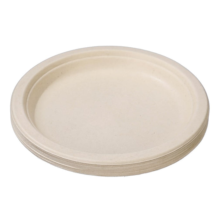 Disposable Sugarcane Side Plate 12pk