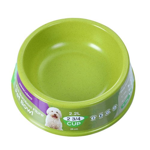 Pet Bowl Bamboo Fibre 2.2L