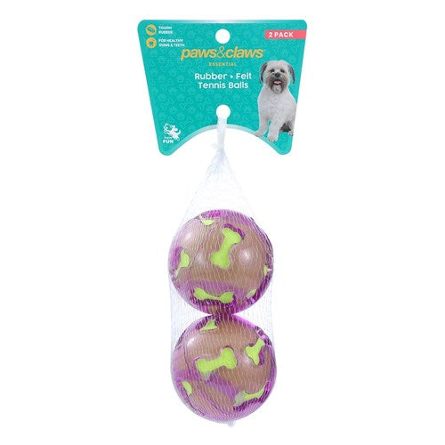 TPR Covered Tennis Balls 2pk