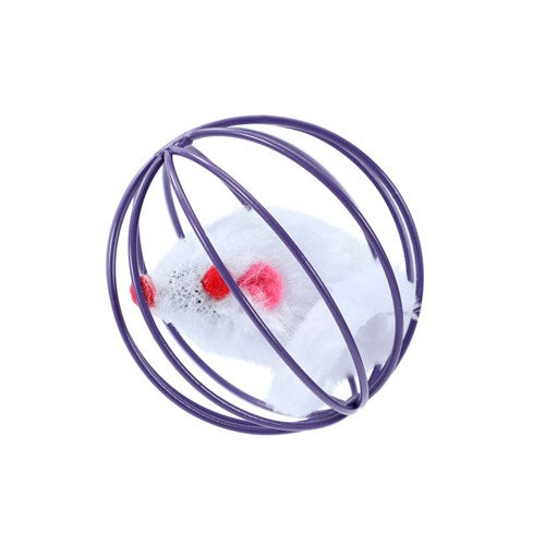 Wire Ball & Mouse Toy