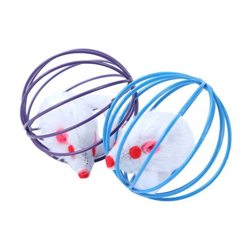 Wire Ball & Mouse Toy