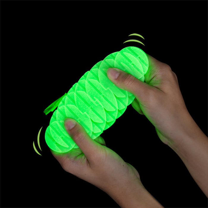 Flexi Worm Keychain Glow in the Dark