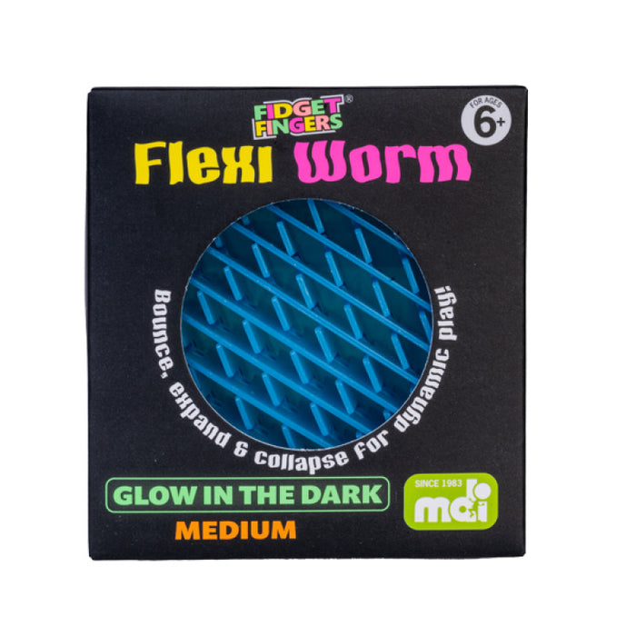 Flexi Worm Medium Glow in the Dark