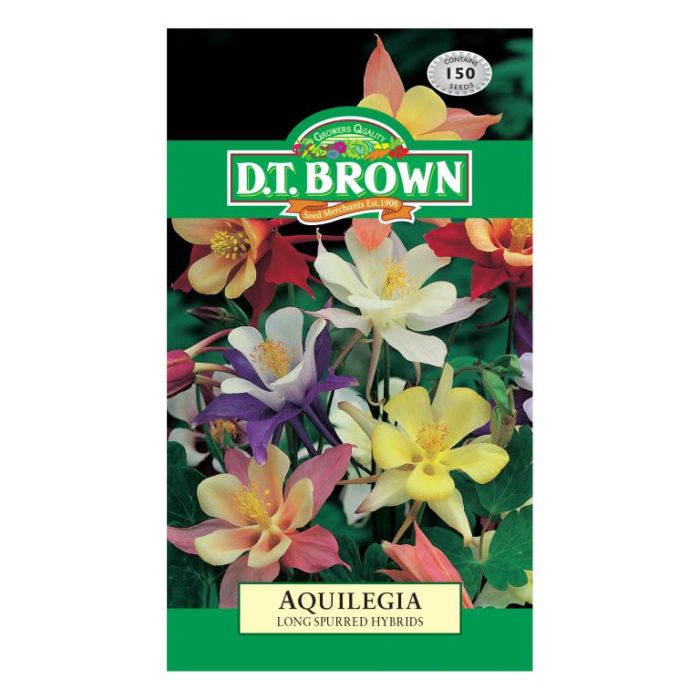 DT Brown Seeds Aquilegia Long Spurred Hybrid
