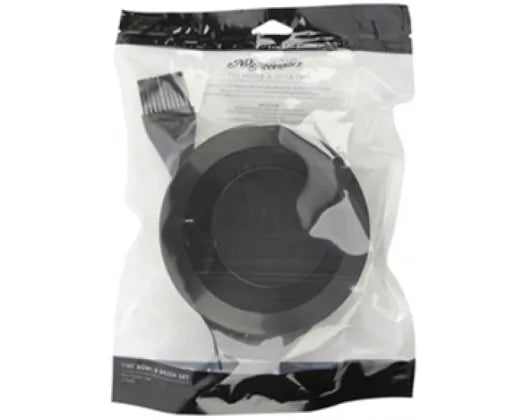 Tin Brush & Bowl Set