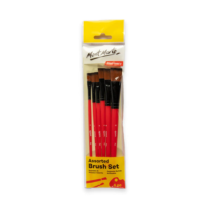 Mont Marte Brush Set Assorted 6pc