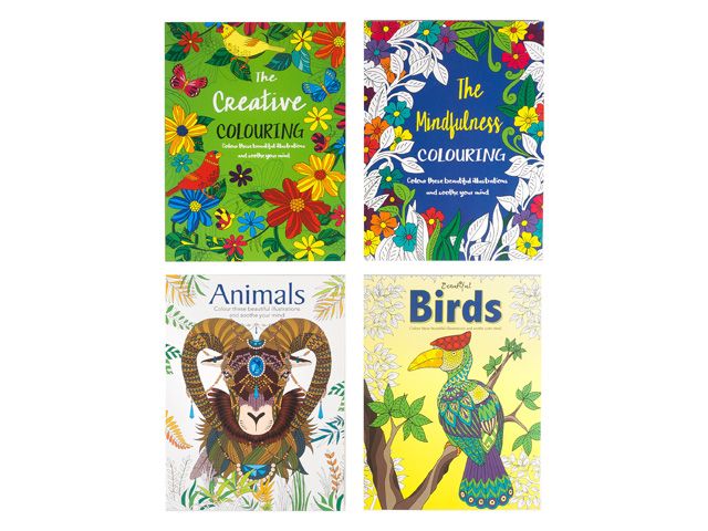 Adult Colouring Book 176pg