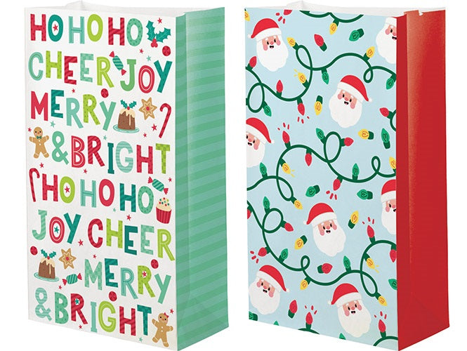 Christmas Paper Treat Bags