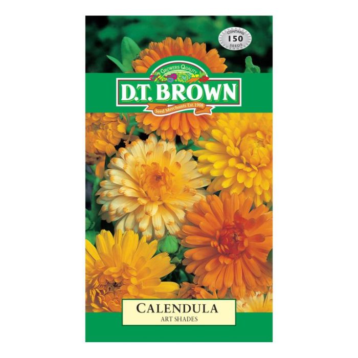DT Brown Seeds Calendula Art Shades
