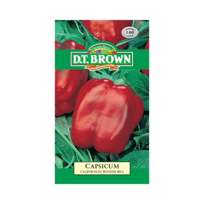 DT Brown Seeds Capsicum Californian Wonder