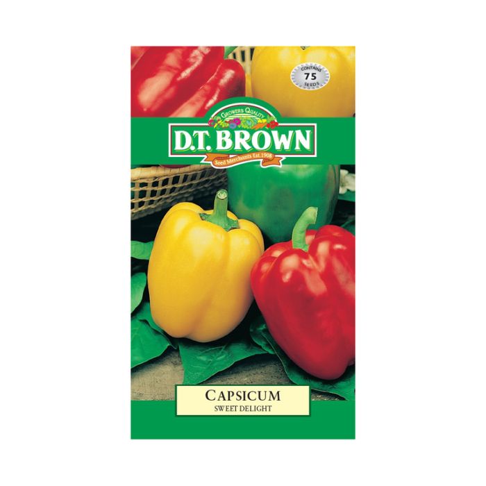 DT Brown Seeds Capsicum Sweet Delight