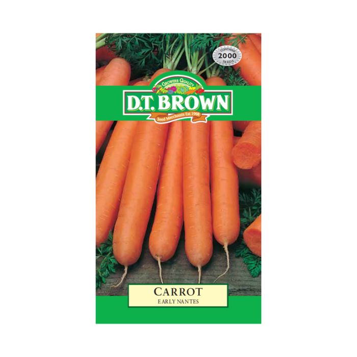 DT Brown Seeds Carrot Early Nantes