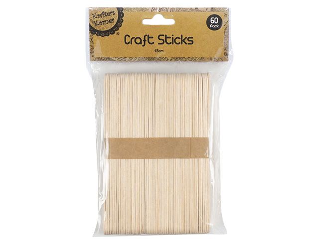 Craft Sticks Natural Jumbo