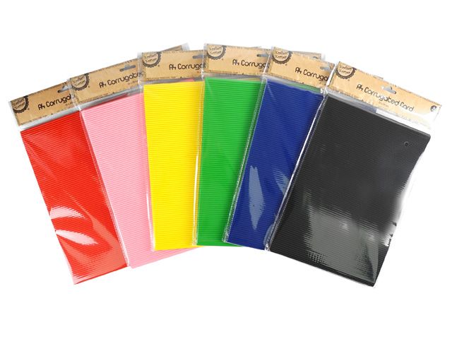 Corrugated Card A4 6pk