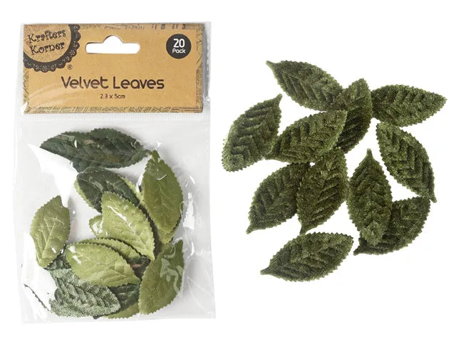 Craft Velvet Leaves