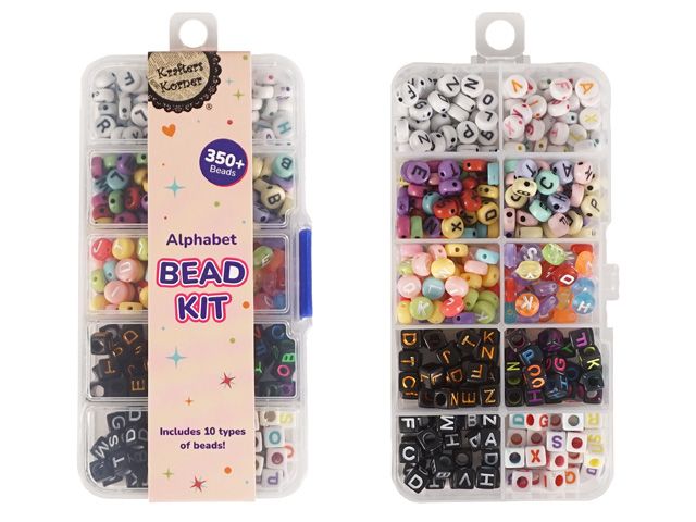Alphabet Beads Assorted 350pc