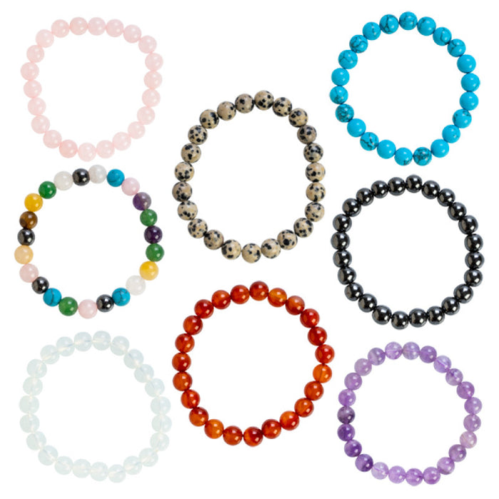 Gemstone Power Bead Bracelet