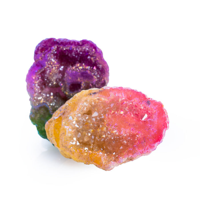 Gemstone Mini Aura Geode Rainbow