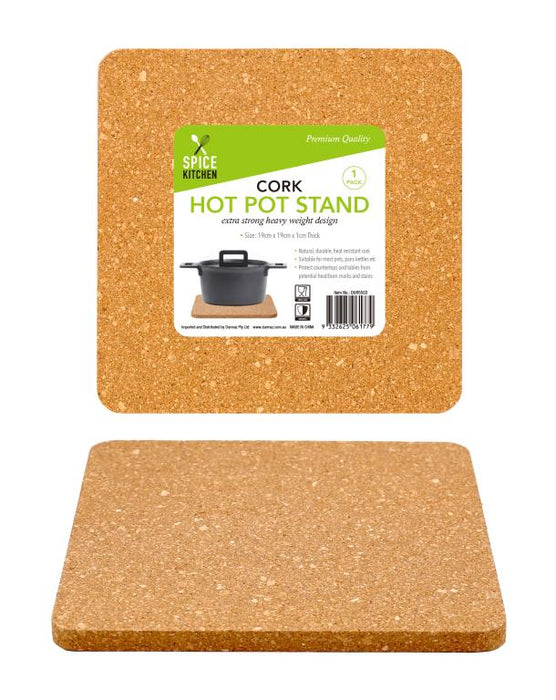 Cork Heat Mat Square 19cm