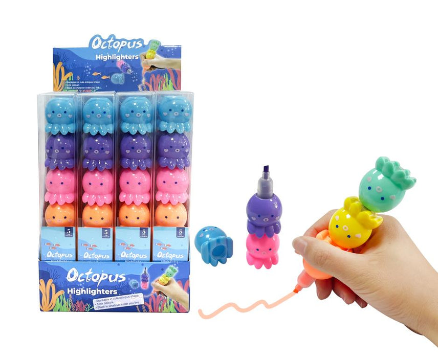 Octopus Highlighters 6pk