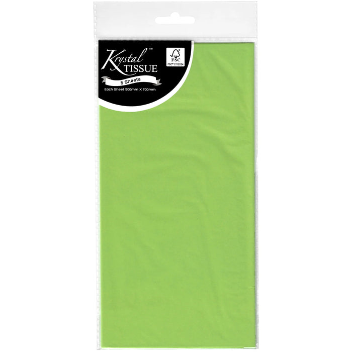 Tissue Sheet Lime Green