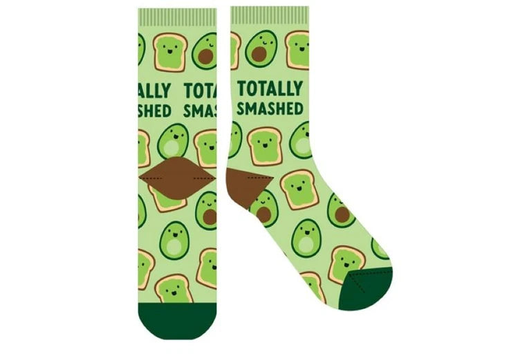 Frankly Funny Socks Totally Smashed