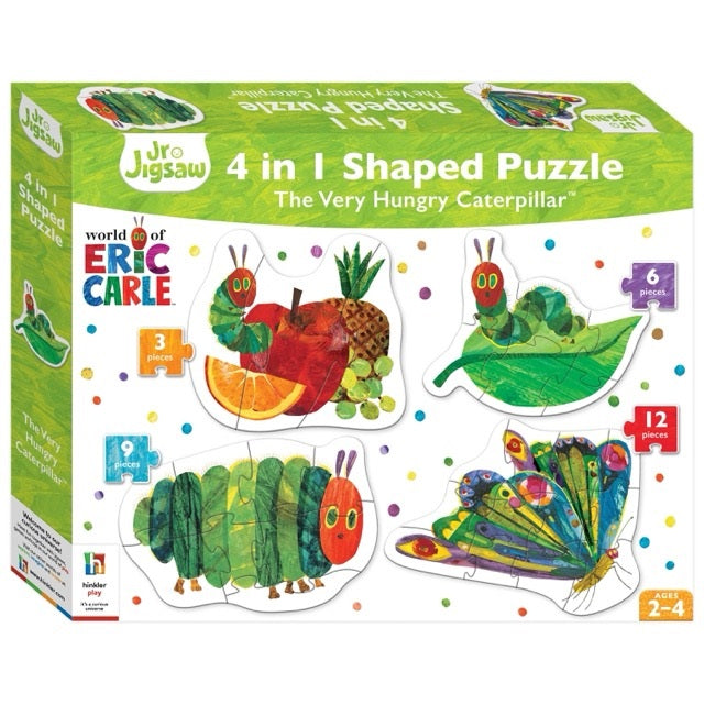 Shaped Hungry Caterpillar Puzzle 4 in 1