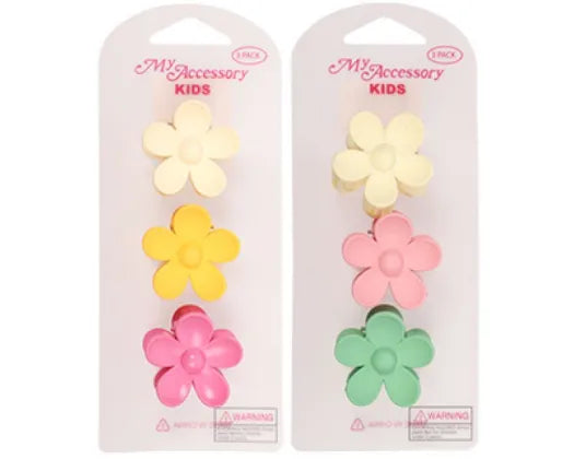 Melrose Clip Flowers 3pk